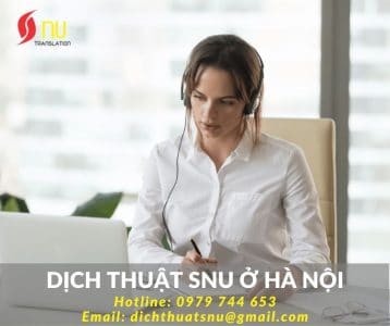 Đơn vị dịch thuật SNU ở Hà Nội uy tín